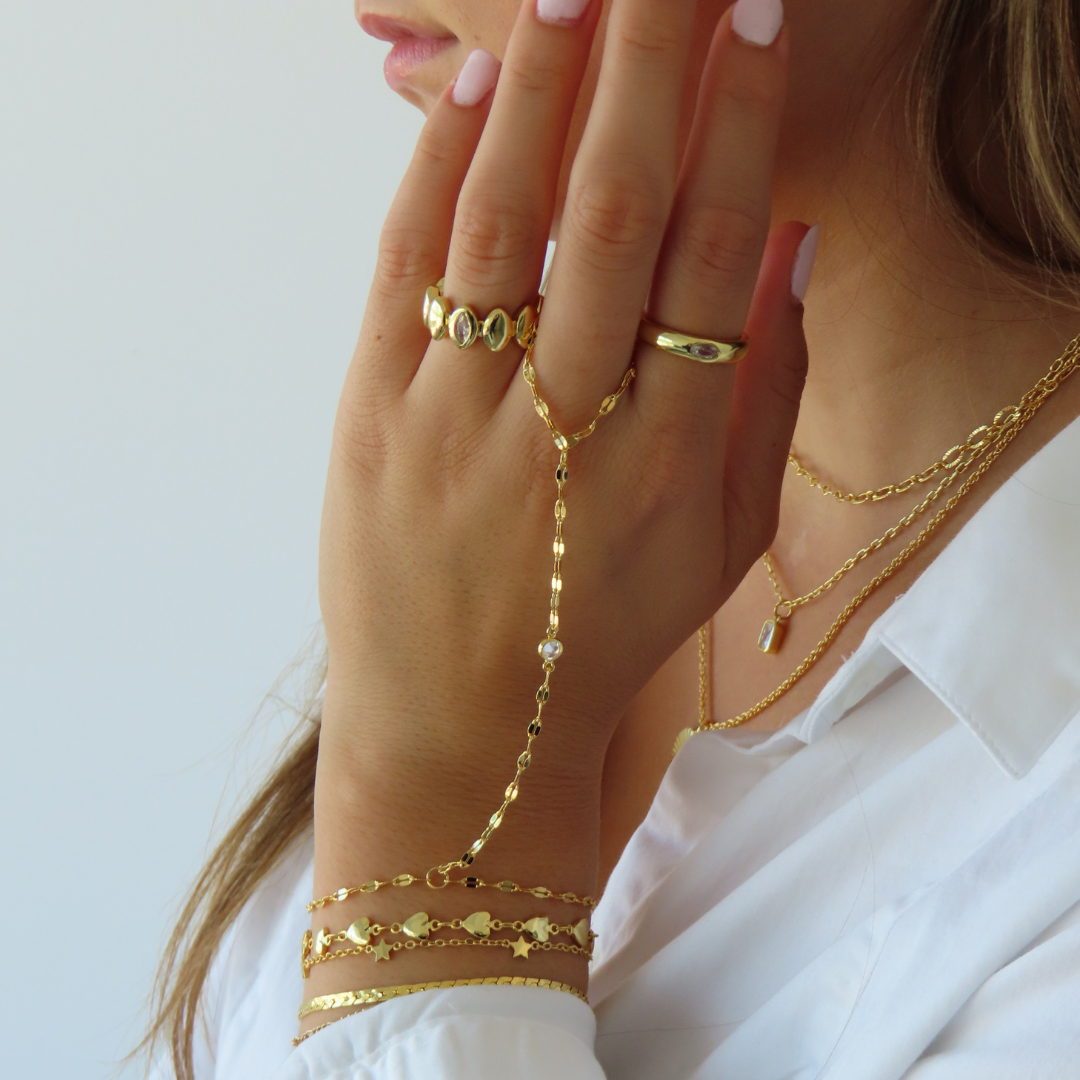 Viral Hand Chains: Anti Tarnish Waterproof