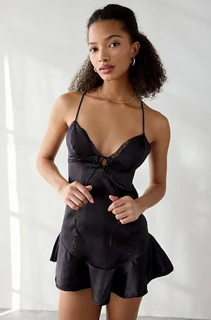 Celeste Satin Slip Dress VIP
